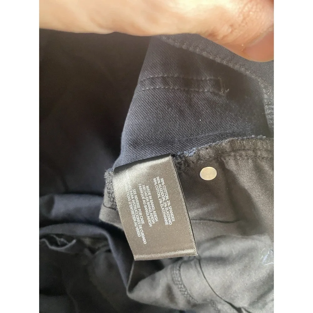 Banana Republic 5 Pocket Pant Black Mens 38x30 Cotton Stretch Preppy Business